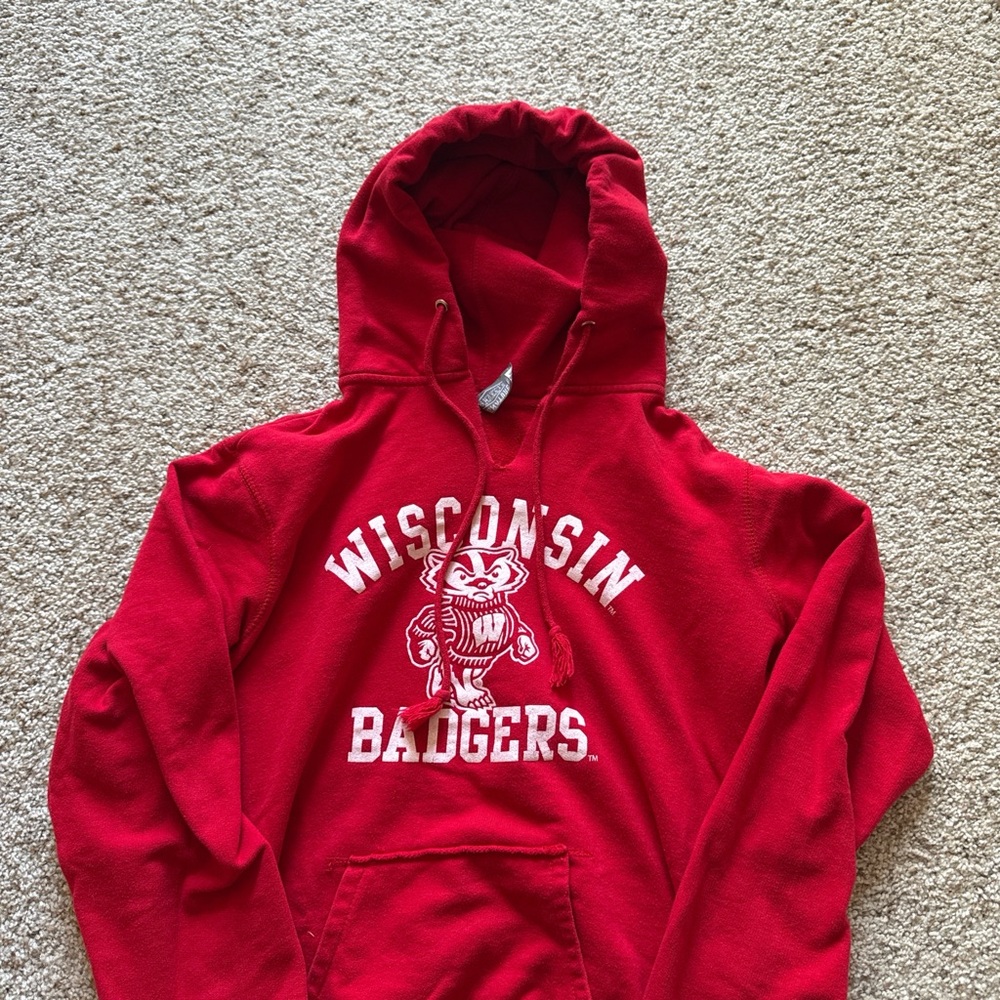 Signature Ladies Red Hooded Pullover